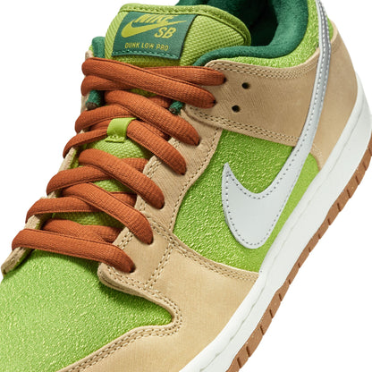 Nike SB Dunk Low Pro - Sesame/Metallic Silver/Pear/Fir