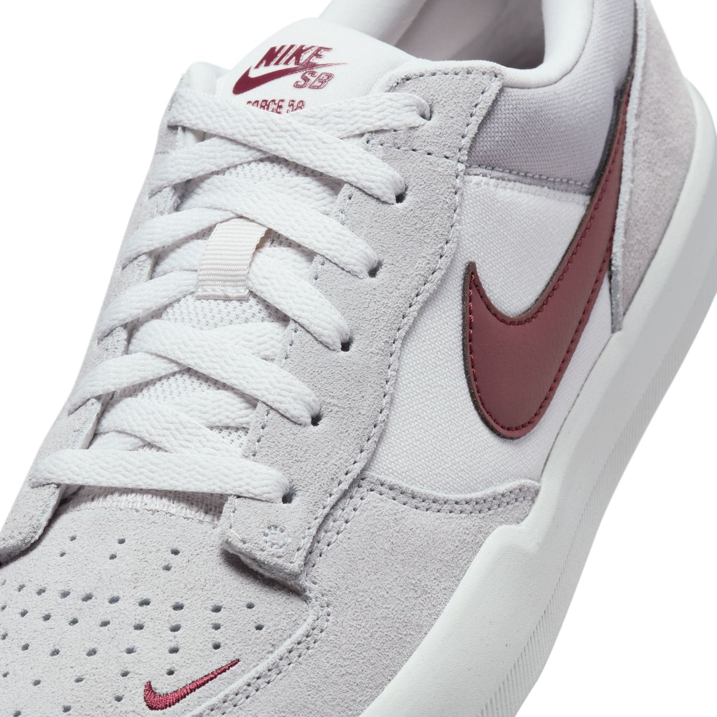 Nike SB Force 58 - Platinum Tint/ Dark Team Red-Wolf Grey