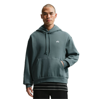 Nike SB Embroidered Hoodie - Mineral Slate/White