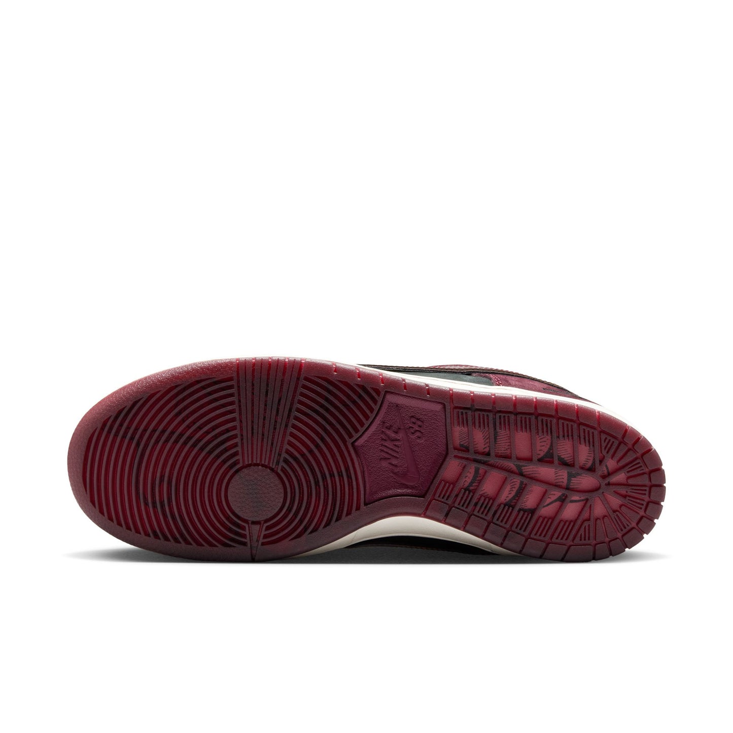 Nike SB Dunk Low Pro Quickstrike - Mahogany/Dark Beetroot-Team Red-Sail