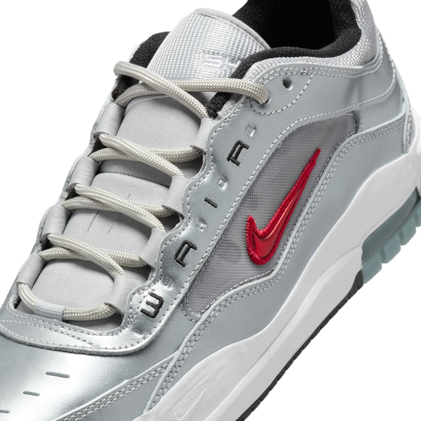 Nike SB Air Max Ishod Premium - Metallic Silver/Varsity Red