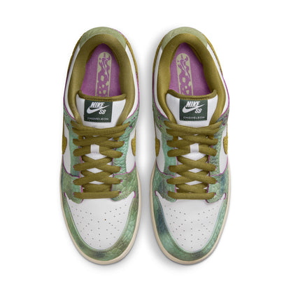 Nike SB Dunk Low Pro - Oil Green/Dessert Moss/White