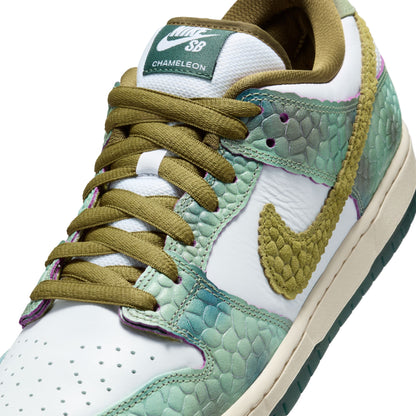 Nike SB Dunk Low Pro - Oil Green/Dessert Moss/White