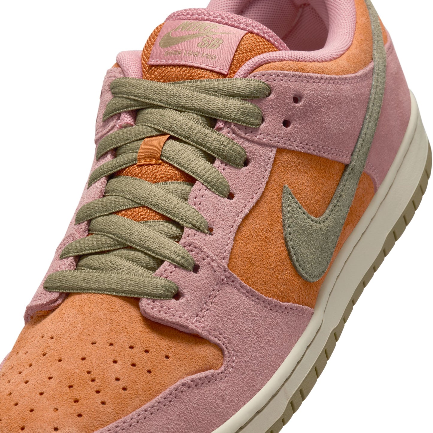 Nike SB Dunk Low Pro - Red Stardust/Neutral Olive/Monarch