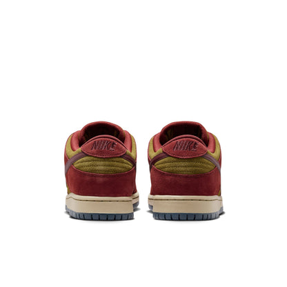 Nike SB Dunk Low Pro - Dark Team Red/Burgundy Crush/Olive Flak