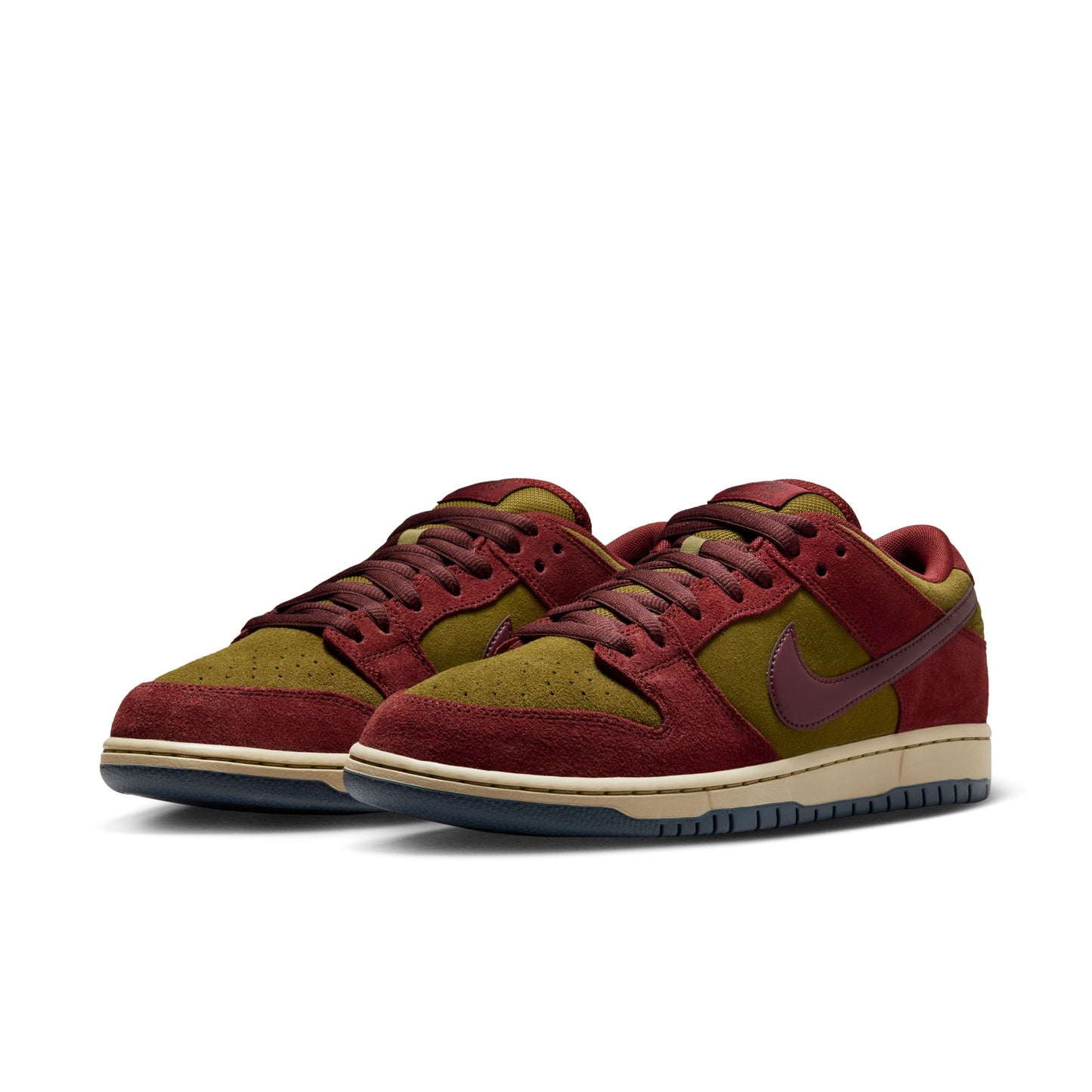 Nike SB Dunk Low Pro - Dark Team Red/Burgundy Crush/Olive Flak