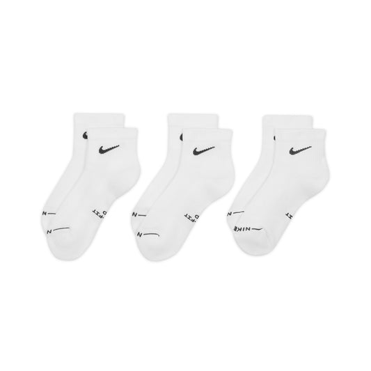 Nike Everyday Elevated Ankle Sock 3-Pack - White