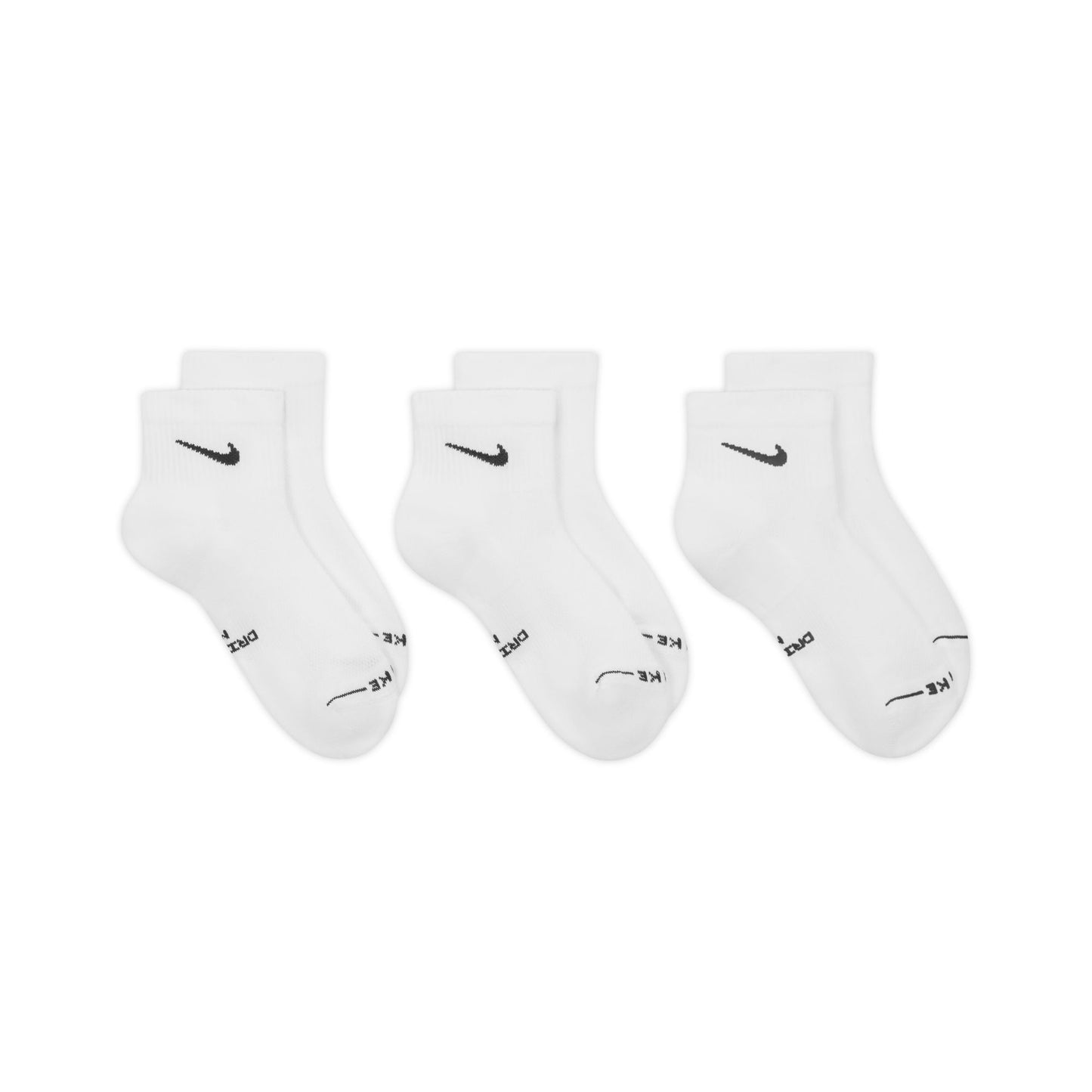 Nike Everyday Elevated Ankle Sock 3-Pack - White