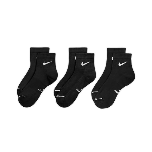 Nike Everyday Elevated Ankle Sock 3-Pack - Black