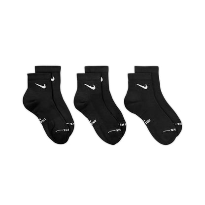 Nike Everyday Elevated Ankle Sock 3-Pack - Black