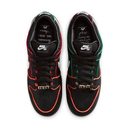 Nike SB Dunk Low Pro - Black/White/Challenge Red/Total Orange