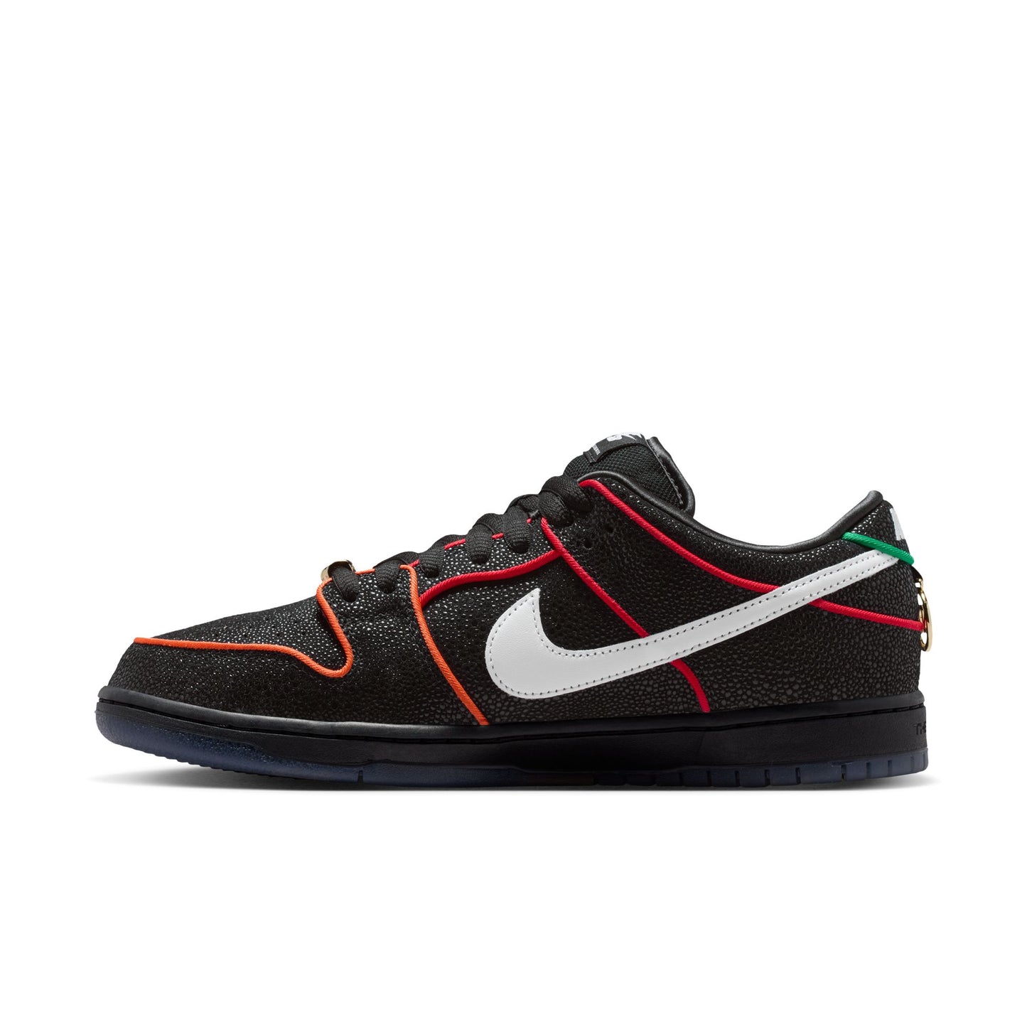 Nike SB Dunk Low Pro - Black/White/Challenge Red/Total Orange