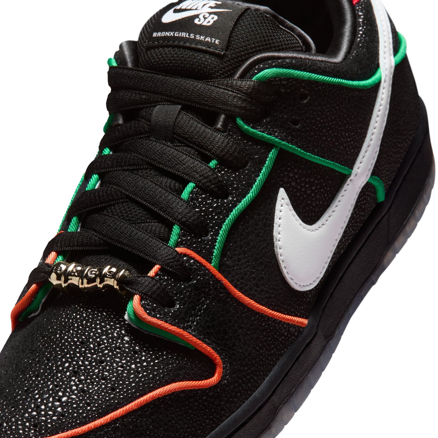 Nike SB Dunk Low Pro - Black/White/Challenge Red/Total Orange