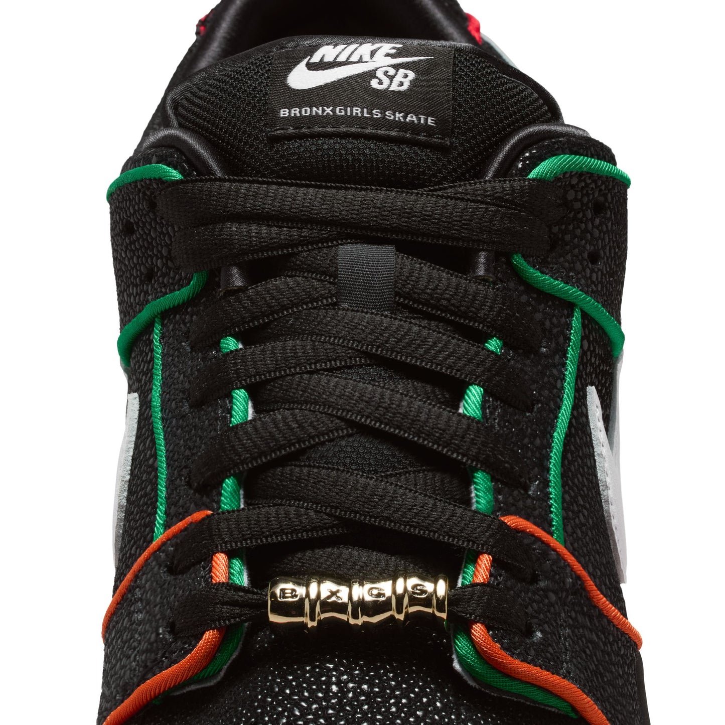 Nike SB Dunk Low Pro - Black/White/Challenge Red/Total Orange