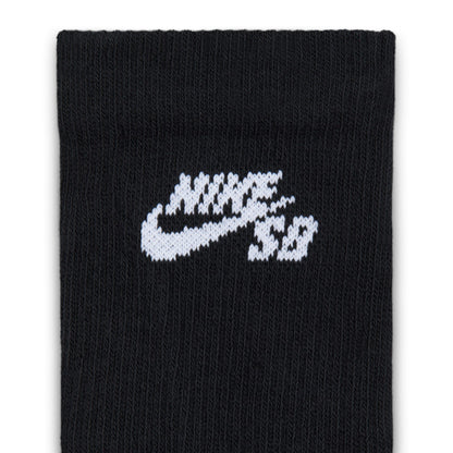 Nike SB Everyday Elevated Sock 3-Pack - Black