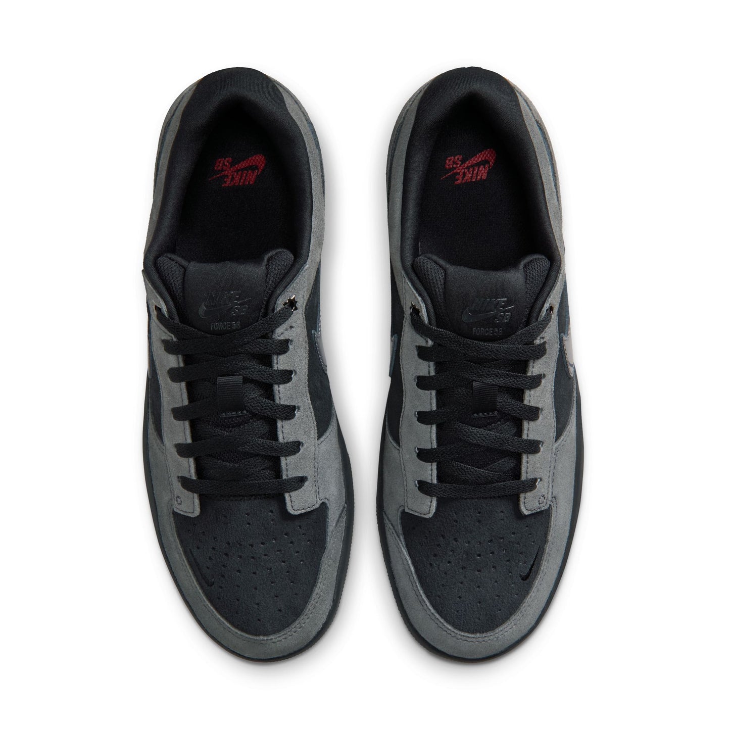 Nike SB Force 58 - Black/Metallic Dark Grey/Anthracite/Gym Red