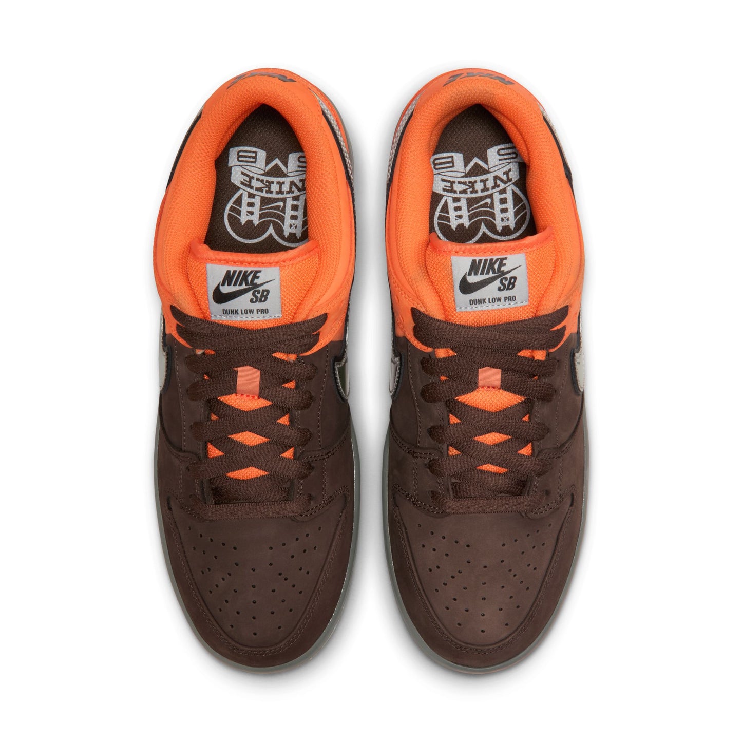 Nike SB Dunk Low Pro - Safety Orange/Wolf Grey-Baroque Brown