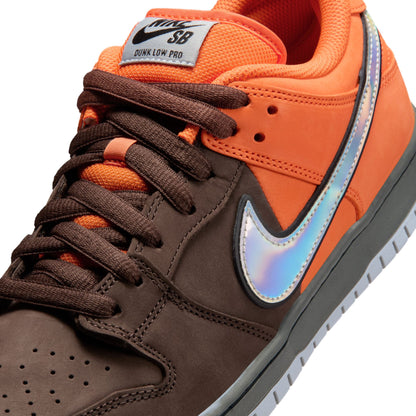 Nike SB Dunk Low Pro - Safety Orange/Wolf Grey-Baroque Brown