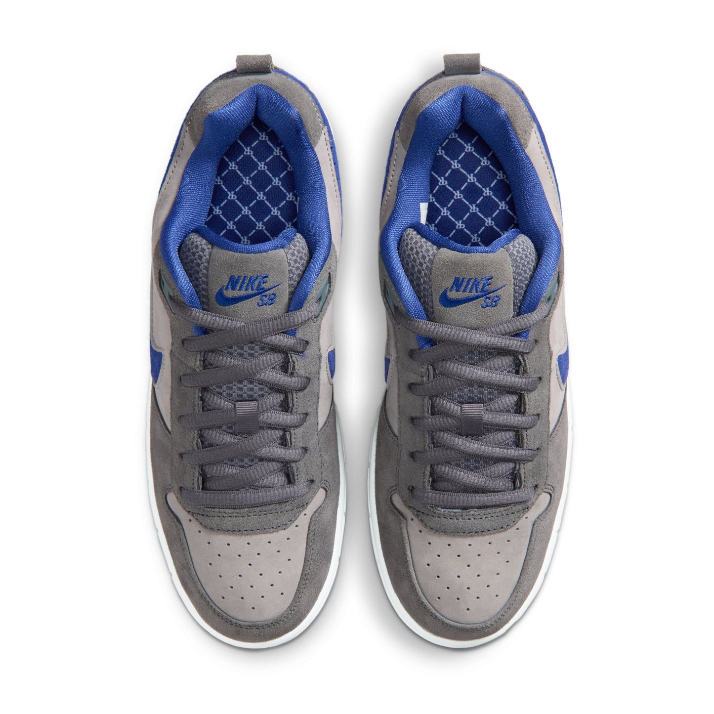 Nike SB Paul Rodriguez Zoom Air Low - Flint Grey/Deep Royal Blue-Flint Grey
