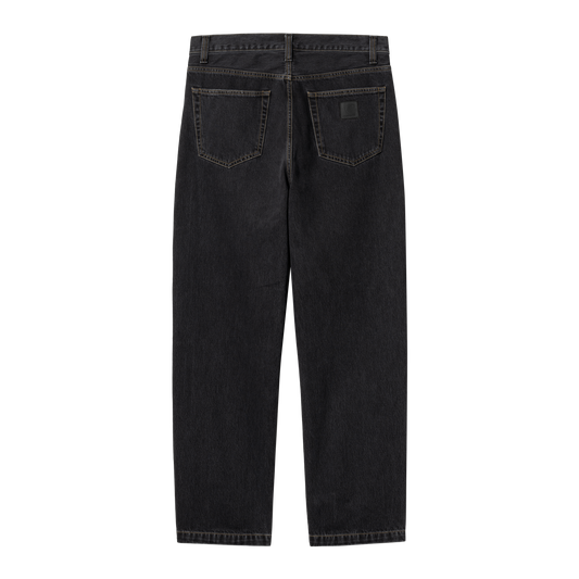 Carhartt WIP Aaron Pant - Black Stone Washed