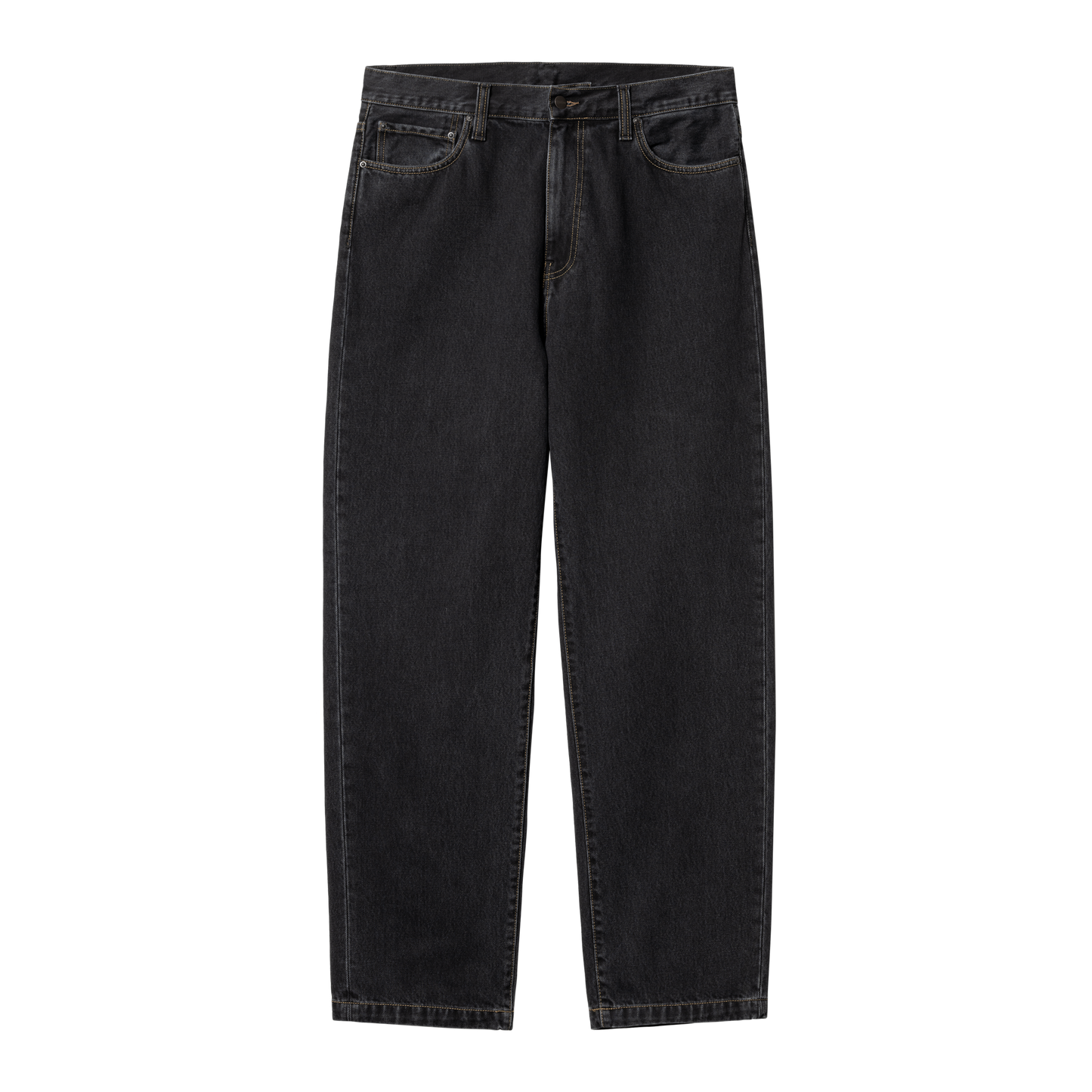 Carhartt WIP Aaron Pant - Black Stone Washed