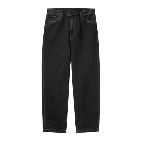 Carhartt WIP Aaron Pant - Black Stone Washed