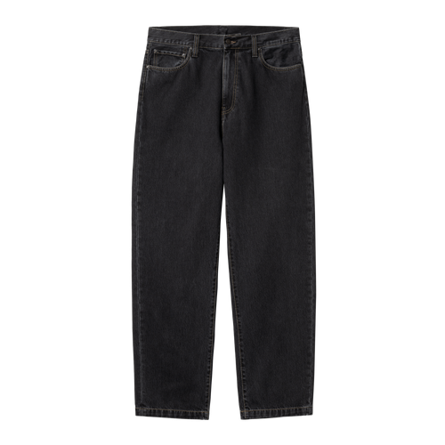 Carhartt WIP Aaron Pant - Black Stone Washed