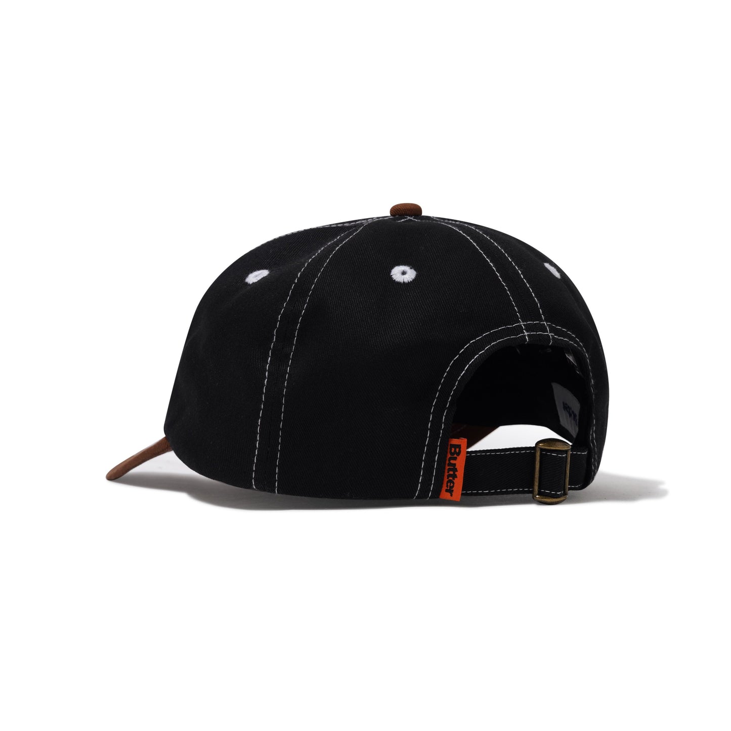 Butter Goods Ace 6 Panel Cap - Black/Brown