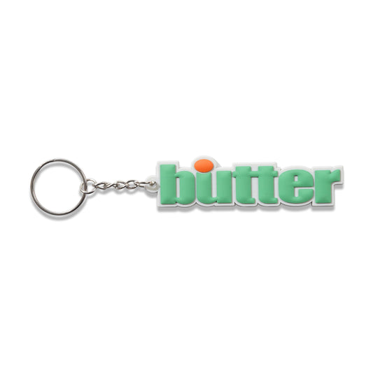 Butter Goods Ace Rubber Key Chain - Green