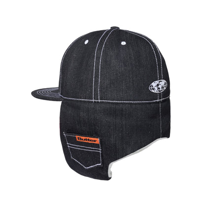 Butter Goods Adilson Flap Cap - Black