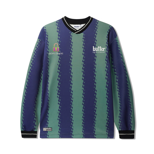 Butter Goods All City Longsleeve Jersey - Navy/Army