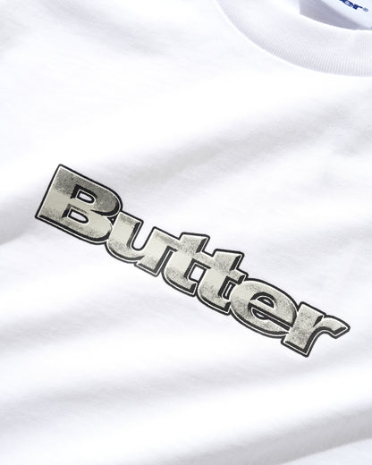 Butter Goods Alloy Logo Tee - White