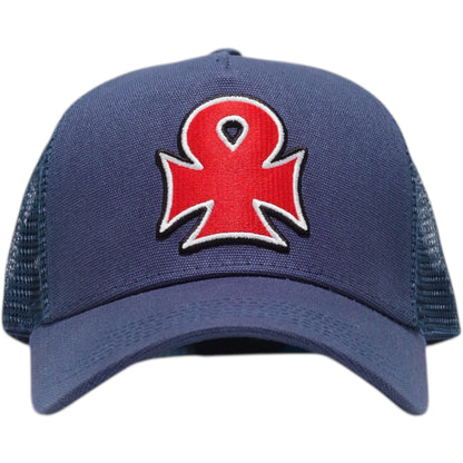 Carpet Company Iron Ankh Hat - Navy Blue
