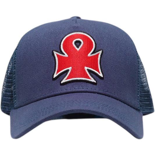 Carpet Company Iron Ankh Hat - Navy Blue