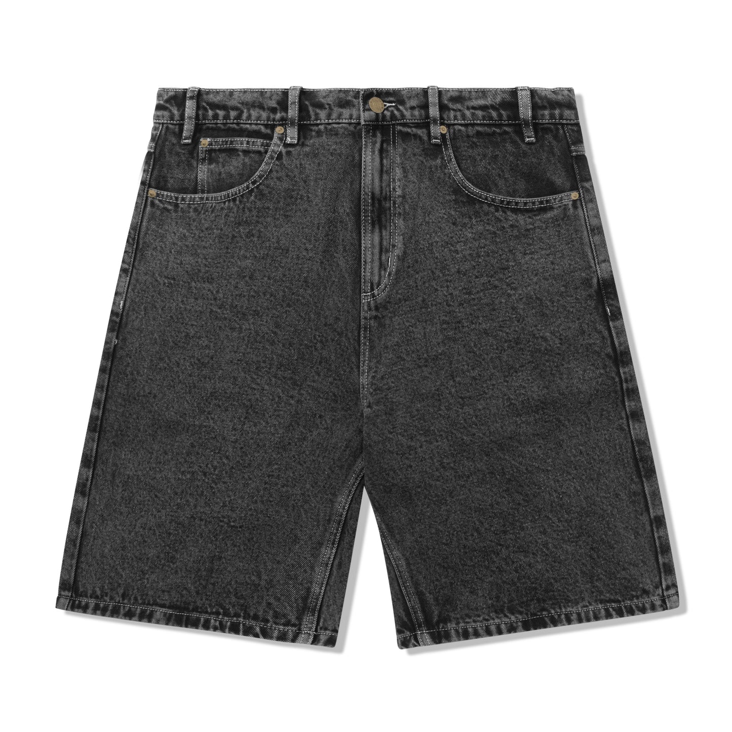 Butter Goods Applique Denim Shorts - Acid Black