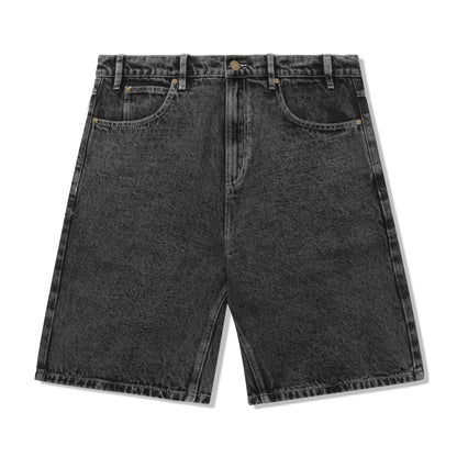 Butter Goods Applique Denim Shorts - Acid Black