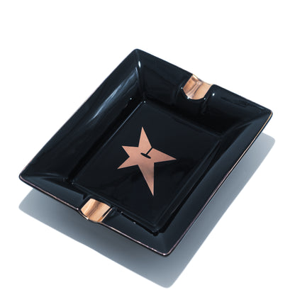 Carpet Company C-Star Ceramic Ash Tray - Black