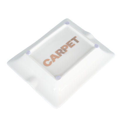 Carpet Company C-Star Ceramic Ash Tray - White