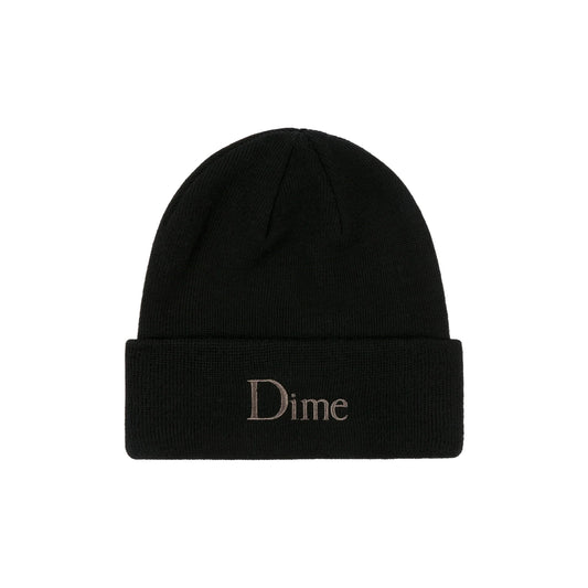 Dime Classic Wool Fold Beanie - Black