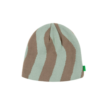 Dime Spiral Skullcap Beanie - Seafoam