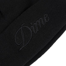 Load image into Gallery viewer, Dime Cursive Beanie - Black