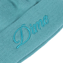 Load image into Gallery viewer, Dime Cursive Beanie - Teal