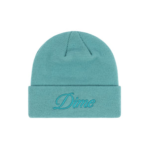 Dime Cursive Beanie - Teal