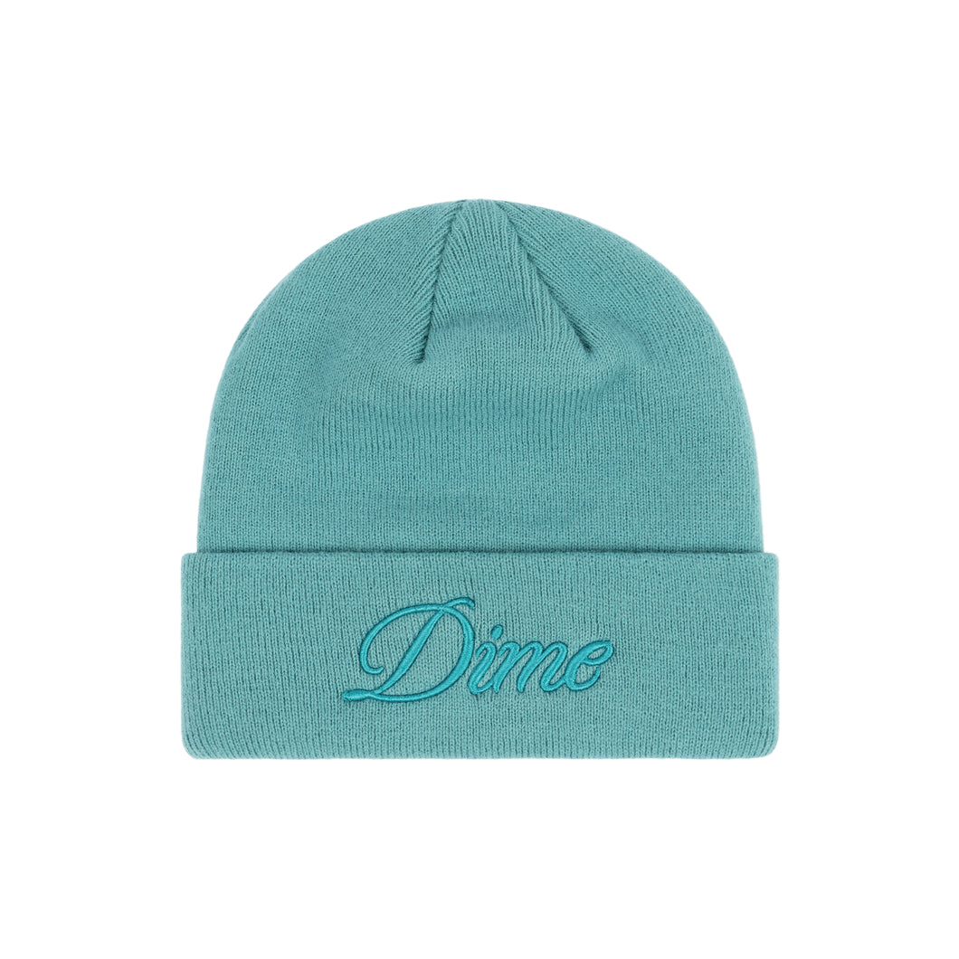 Dime Cursive Beanie - Teal