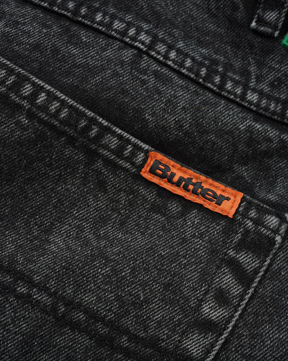 Butter Goods Weathergear Denim Jeans - Faded Black