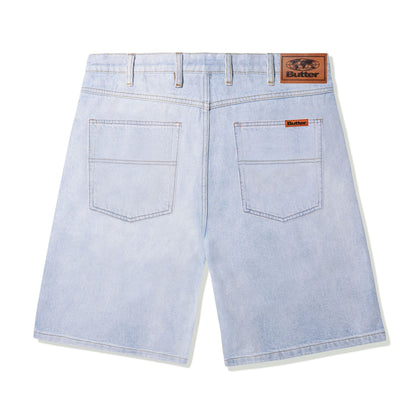 Butter Goods Baggy Denim Shorts - Light Blue