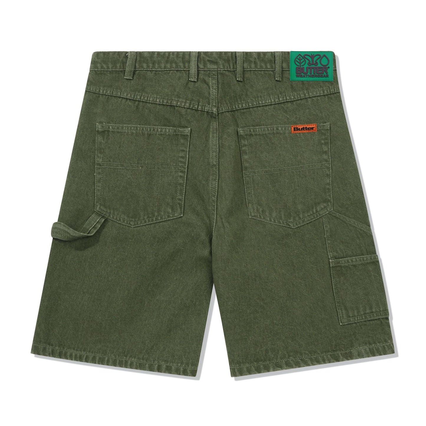 Butter Goods Weathergear Denim Shorts - Faded Army