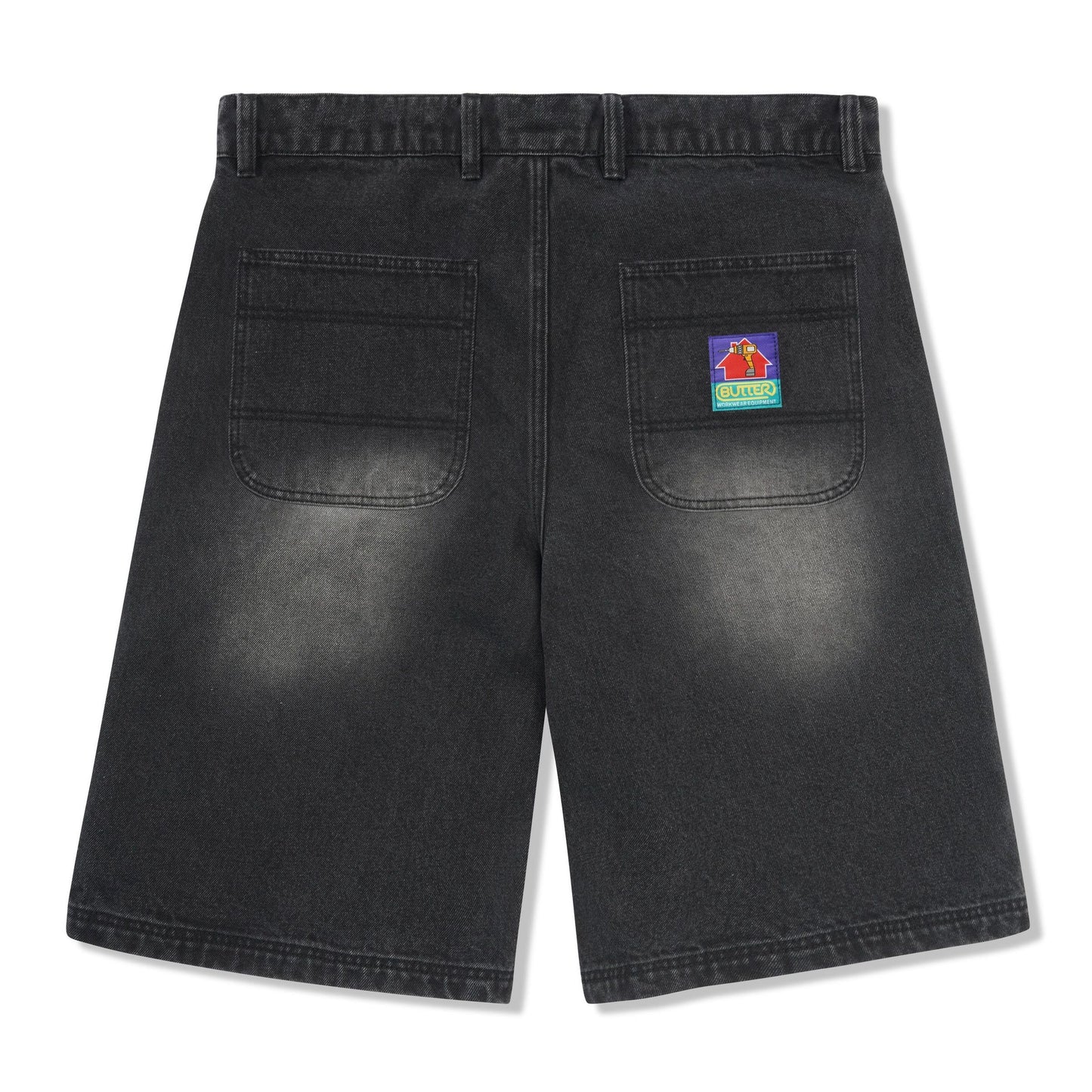 Butter Goods Work Shorts - Distressed Black