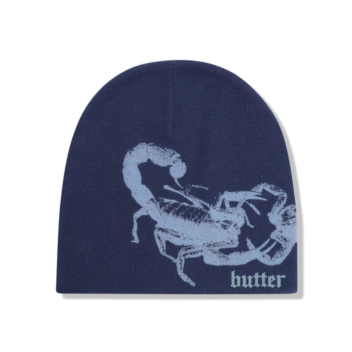 Butter Goods Scorpion Beanie - Denim