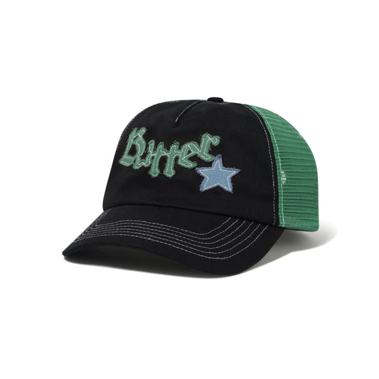 Butter Goods Edge Trucker Cap - Black